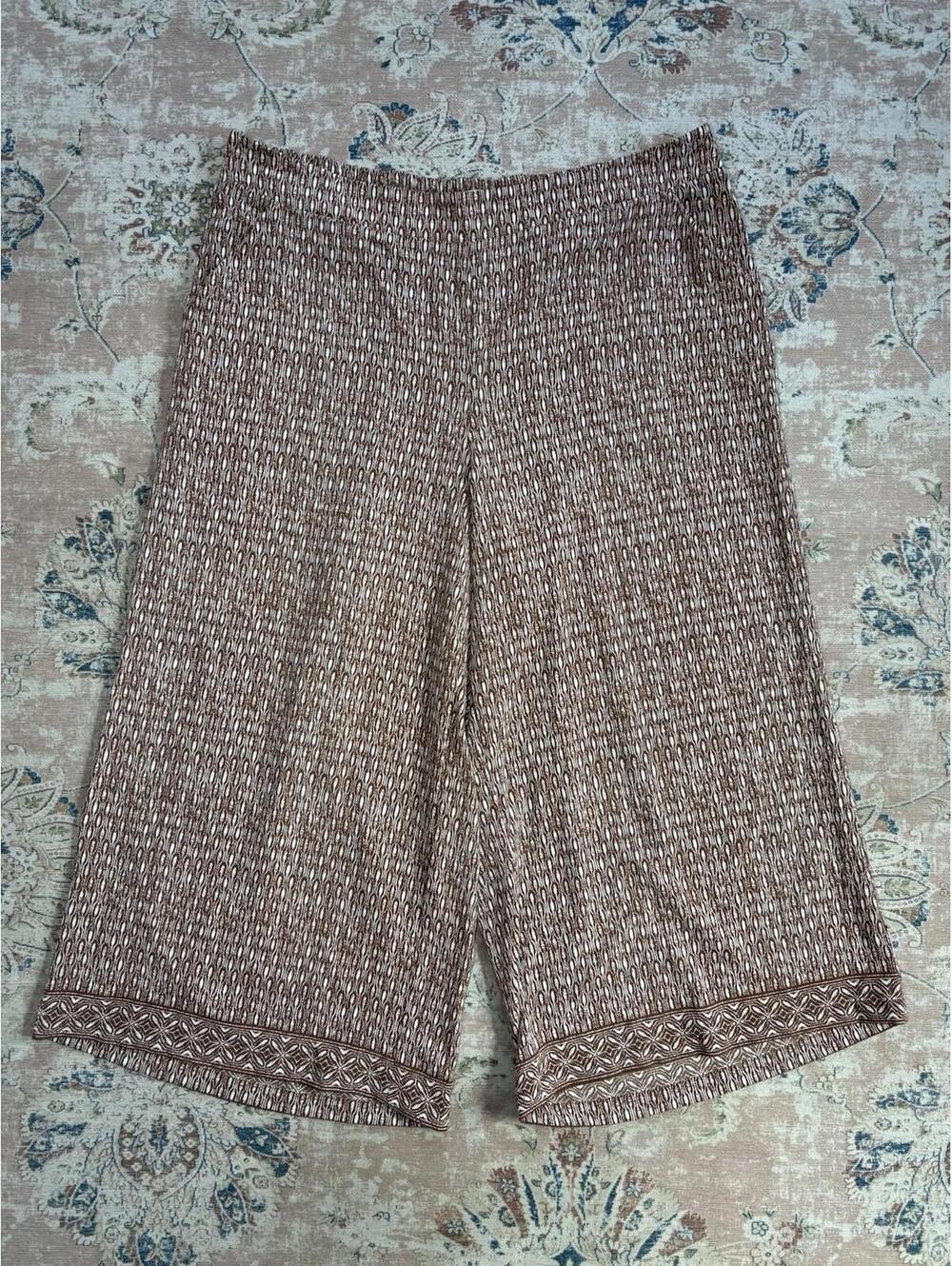 Max Studio London Crop Wide Leg Pants Plus Size 2X